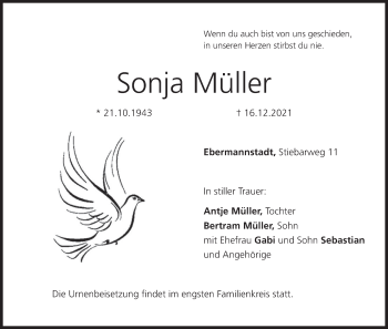 Anzeige von Sonja Müller von MGO