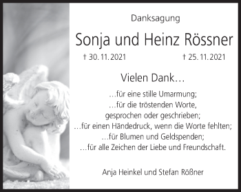 Anzeige von Sonja Rössner von MGO