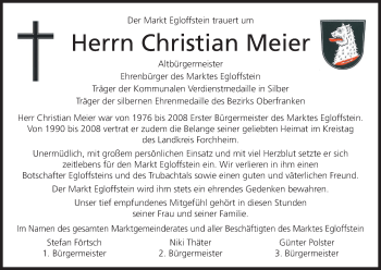 Anzeige von Christian Meier von MGO