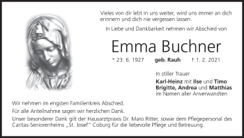 Anzeige von Emma Buchner von MGO