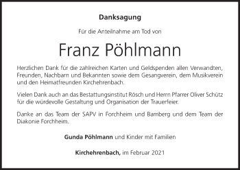 Anzeige von Franz Pöhlmann von MGO