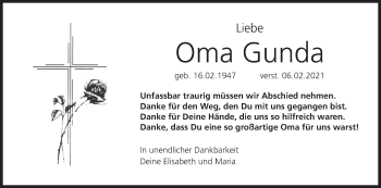 Anzeige von Gunda  von MGO