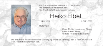 Anzeige von Heiko Elbel von MGO