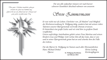 Anzeige von Sven Zimmermann von MGO