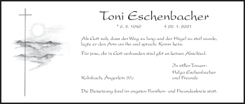 Anzeige von Toni Eschenbacher von MGO