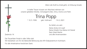 Anzeige von Trina Popp von MGO