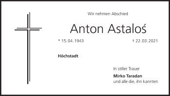 Anzeige von Anton Astalo von MGO
