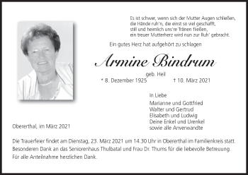 Anzeige von Armine Bindrum von MGO