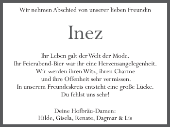 Anzeige von Inez  von MGO
