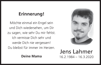 Anzeige von Jens Lahmer von MGO