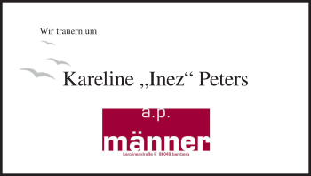Anzeige von Kareline Peters von MGO