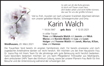 Anzeige von Karin Walch von MGO