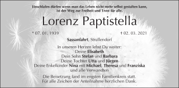 Anzeige von Lorenz Paptistella von MGO