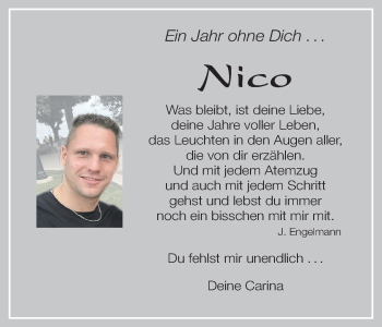 Anzeige von Nico  von MGO