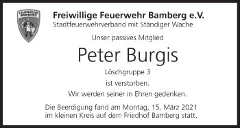 Anzeige von Peter Burgfis von MGO