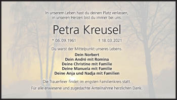Anzeige von Petra Kreusel von MGO