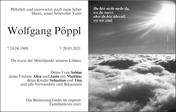 Anzeige von Wolfgang Pöppl von MGO
