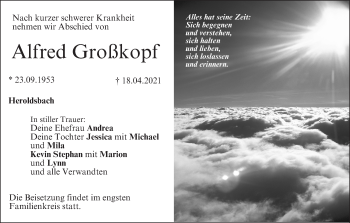 Anzeige von Alfred Großkopf von MGO