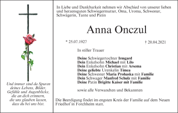 Anzeige von Anna Onczul von MGO