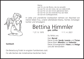 Anzeige von Bettina Himmler von MGO