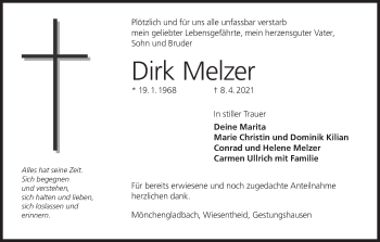 Anzeige von Dirk Melzer von MGO