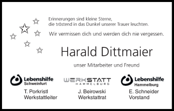 Anzeige von Harald Dittmaier von MGO