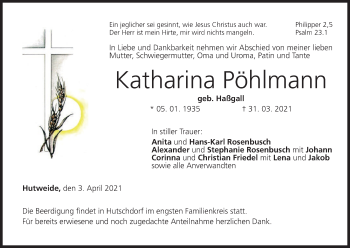 Anzeige von Katharina Pöhlmann von MGO