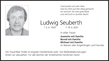 Anzeige von Ludwig Seuberth von MGO