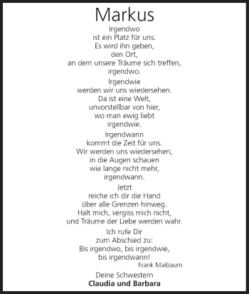 Anzeige von Markus  von MGO