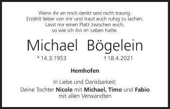 Anzeige von Michael Bögelein von MGO