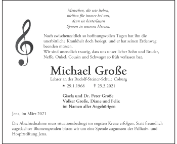 Anzeige von Michael Große von MGO