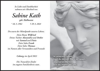 Anzeige von Sabine Kath von MGO