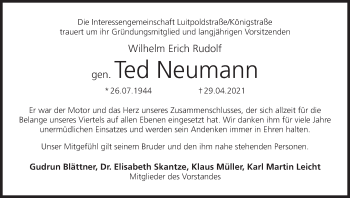 Anzeige von Ted Neumann von MGO
