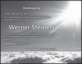 Anzeige von Werner Steinert von MGO