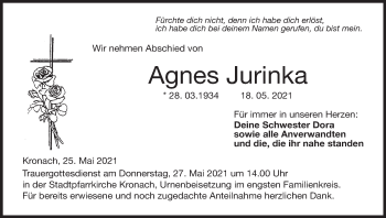 Anzeige von Agnes Jurinka von MGO