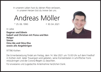 Anzeige von Andreas Möller von MGO