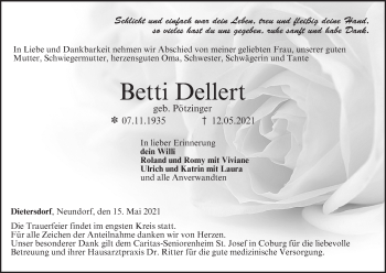 Anzeige von Betti Dellert von MGO