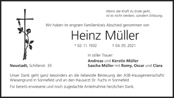 Anzeige von Heinz Müller von MGO