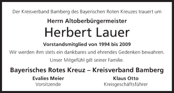 Anzeige von Herbert Lauer von MGO