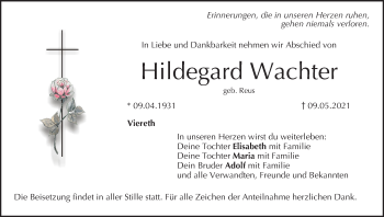 Anzeige von Hildegard Wachter von MGO