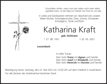 Anzeige von Katharina Kraft von MGO