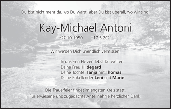 Anzeige von Kay-Michael Antoni von MGO