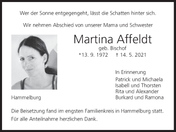 Anzeige von Martina Affeldt von MGO