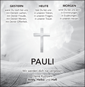 Anzeige von Pauli  von MGO