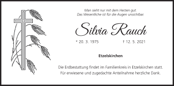 Anzeige von Silvia Rauch von MGO