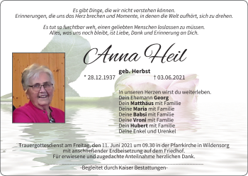 Anzeige von Anna Heil von MGO