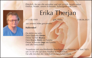 Anzeige von Erika Therjan von MGO