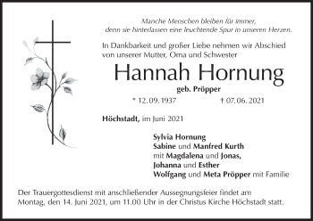 Anzeige von Hannah Hornung von MGO