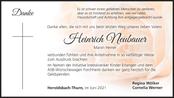 Anzeige von Heinrich Neubauer von MGO