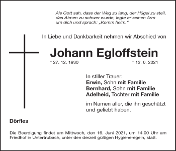 Anzeige von Johann Egloffstein von MGO
